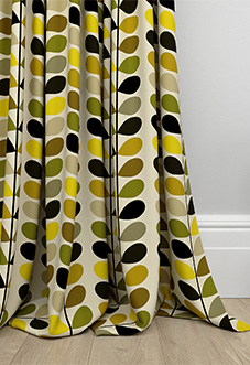 Orla Kiely Multi Stem, Yellow - Made to Measure Curtains